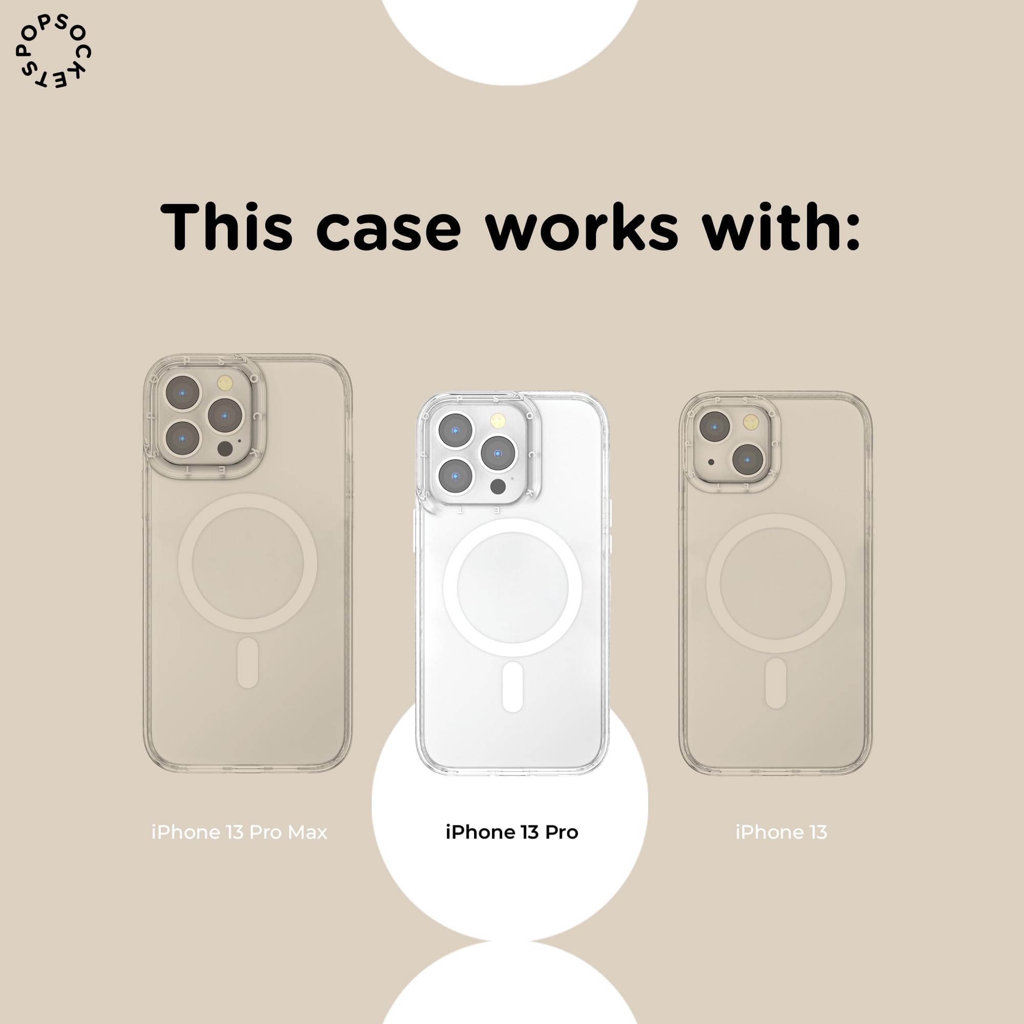Amazon.com: PopSockets iPhone 13 Pro Case with Phone Grip and